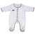 Pyjama bébé à manches longues en velours - miss fleur de lune Blanc+Rose 1 - vertbaudet enfant 