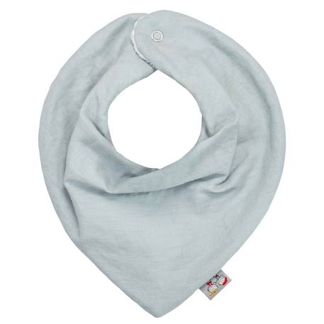 Bavoir bandana en lin Beige+Écru+Pêche+Vert de gris 10 - vertbaudet enfant 