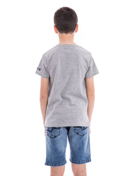 T-shirt pur coton organique nampty garçon Blanc+Bleu marine+Gris+Noir 10 - vertbaudet enfant 