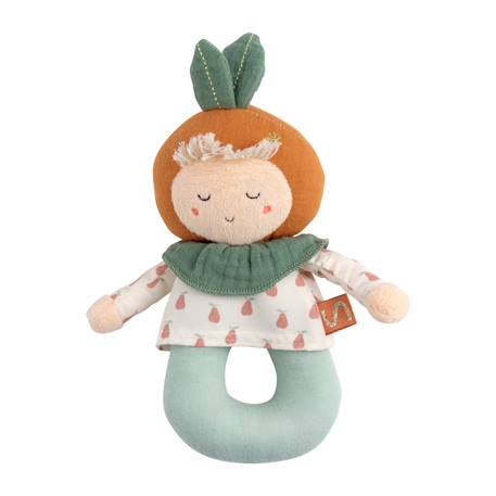 Hochet en coton - botanica Vert 1 - vertbaudet enfant 