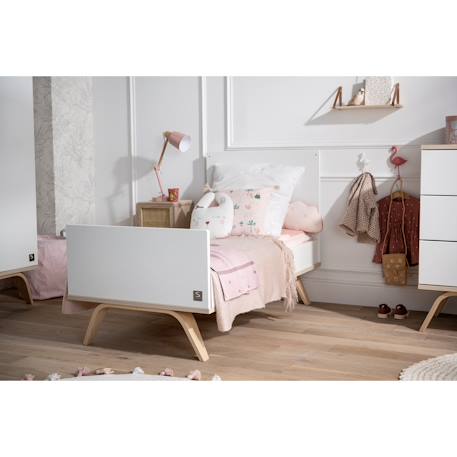 Lit bébé évolutif en bois - serena Blanc 5 - vertbaudet enfant 