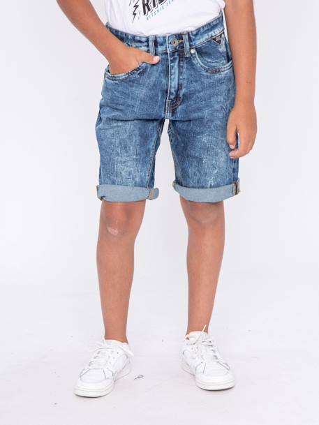 Bermuda en jean balgar garçon Bleu 1 - vertbaudet enfant 