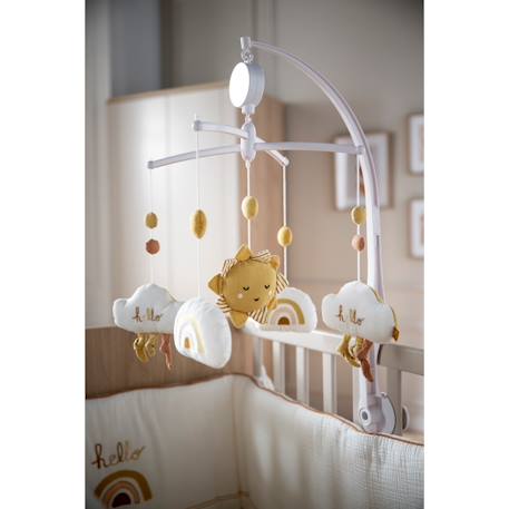 Mobile musical en coton - sunlight Blanc 3 - vertbaudet enfant 