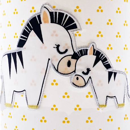 Luminaire en coton - pluche et pompon Blanc 2 - vertbaudet enfant 