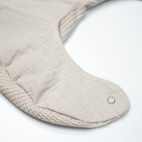 Bavoir bandana en nid d'abeille Beige+Bleu+Écru+Gris+Rose 2 - vertbaudet enfant 