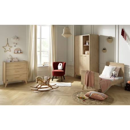 Lit bébé évolutif - arty Marron 4 - vertbaudet enfant 