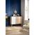 Commode 1 porte 3 tiroirs en bois - seventies Blanc+Blanc/marron 9 - vertbaudet enfant 