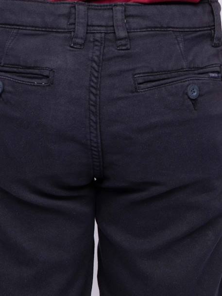 Bermuda chino bavolta garçon Beige+Bleu marine+Cognac+Marron+Noir+Rouge framboise 7 - vertbaudet enfant 