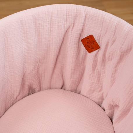 Couffin bébé avec matelas habillage et drap housse jeanne Beige+Blanc+Bleu+Camel+Écru+Gris clair+Rose+Terracotta+Vert de gris 33 - vertbaudet enfant 