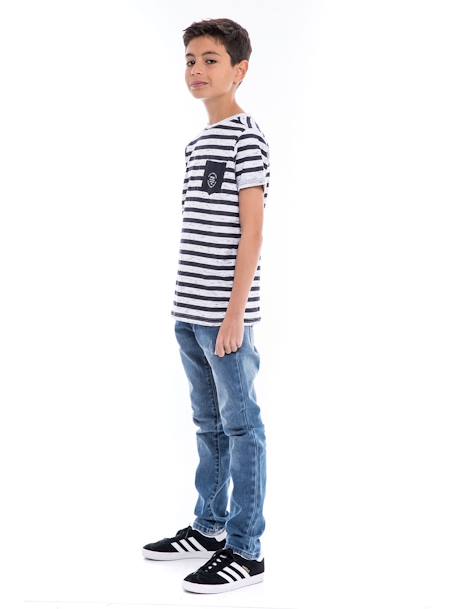 T-shirt col rond coton noutar garçon Bleu marine 4 - vertbaudet enfant 