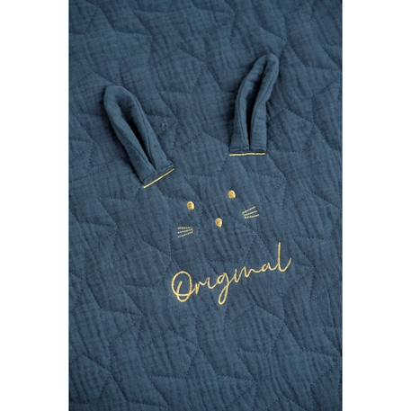 Couvre lit rectangulaire berceau en coton - original Blanc+Bleu ciel+Bleu nuit+Jaune+Rose 10 - vertbaudet enfant 