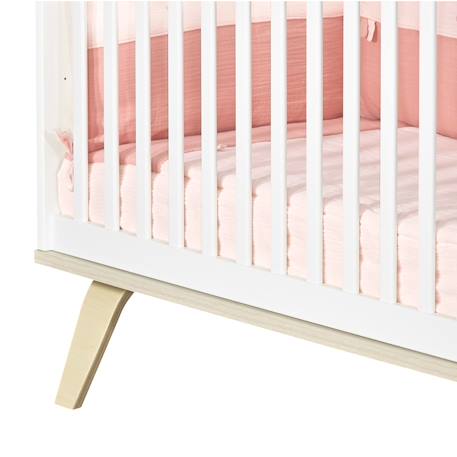 Lit à barreaux en bois - serena Blanc 2 - vertbaudet enfant 