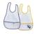 Bavoir avec récupérateur - babyfan Gris+Jaune 3 - vertbaudet enfant 