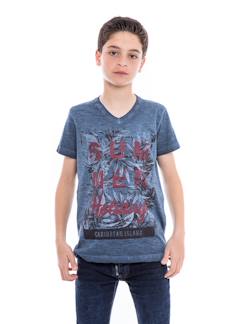 Garçon-T-shirt, polo, sous-pull-T-shirt-T-shirt col v nogota garçon
