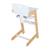 Chaise haute évolutive en bambou fsc® avec plateau repas nature up Anthracite - naturel+Blanc - naturel+Bois naturel 10 - vertbaudet enfant 