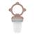 Grignoteur bébé en silicone innovant Bleu marine+Caramel+Vert amande 7 - vertbaudet enfant 