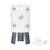 Lampe de chevet en coton - chao chao Blanc 2 - vertbaudet enfant 