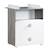 Commode à langer et 1 niche en bois - nao Blanc 2 - vertbaudet enfant 