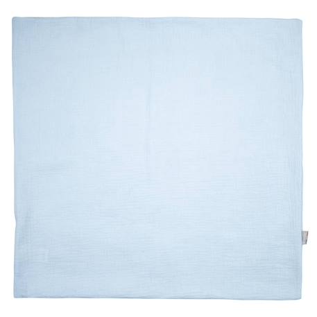 Taie d'oreiller unie en double gaze de coton Beige+Blanc+Bleu+Camel+Écru+Gris+Rose+Terracotta+Vert 7 - vertbaudet enfant 