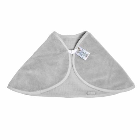 Bavoir d'épaule en gaze de coton et bambou Denim+Gris+Moutarde 7 - vertbaudet enfant 