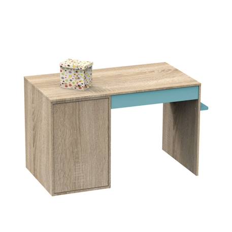 Commode à langer évolutive en bureau - nova Blanc+Bleu+Gris 7 - vertbaudet enfant 