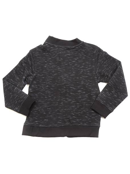 Sweat zippe wopta garçon Noir 3 - vertbaudet enfant 