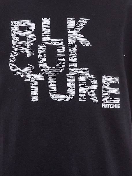 T-shirt col rond nomade garçon Blanc+Noir 7 - vertbaudet enfant 