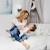 Trophée mural lapin prince en velours – décoration chambre bébé enfant Blanc 6 - vertbaudet enfant 
