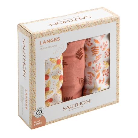 Langes bio en coton - esmee Blanc 1 - vertbaudet enfant 