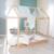 Lit cabane en bois fsc® pour enfant - lit montessori au sol Blanc 2 - vertbaudet enfant 