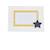 Cadre photo chevrons en mdf - hello Blanc 1 - vertbaudet enfant 