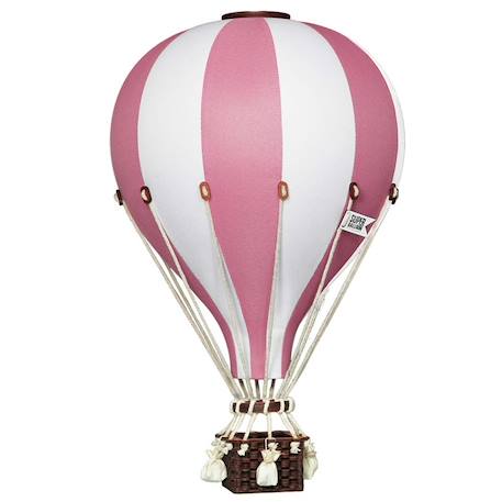 Montgolfière décorative - taille l Beige blanc+Beige et bleu+Eucalyptus+Gris clair+Rose / blanc 25 - vertbaudet enfant 