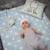 Couverture en coton bio gots Étoiles, bleu 3 - vertbaudet enfant 
