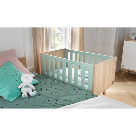 Berceau bébé rectangulaire - eclipse Blanc+Bleu+Gris+Orange+Vert 19 - vertbaudet enfant 