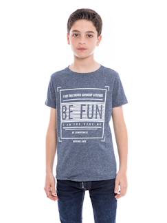 Garçon-T-shirt, polo, sous-pull-T-shirt-T-shirt pur coton naranja garçon