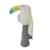 Hochet tricoté en coton bio Beige, chien+Beige, singe+Bleu, ourson+Gris, dino+Multicolore, lapin+Multicolore, toucan+Rose 28 - vertbaudet enfant 