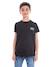 T-shirt col rond nova garçon Noir 1 - vertbaudet enfant 