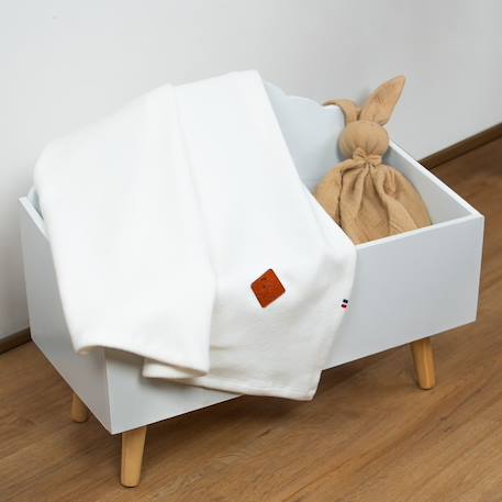 Couverture polaire  coton ultra-doux Beige+Écru+Moutarde+Rose+Vert eucalyptus 9 - vertbaudet enfant 