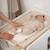 Housse de matelas à langer en lin lavé Beige+Écru+Vert 8 - vertbaudet enfant 