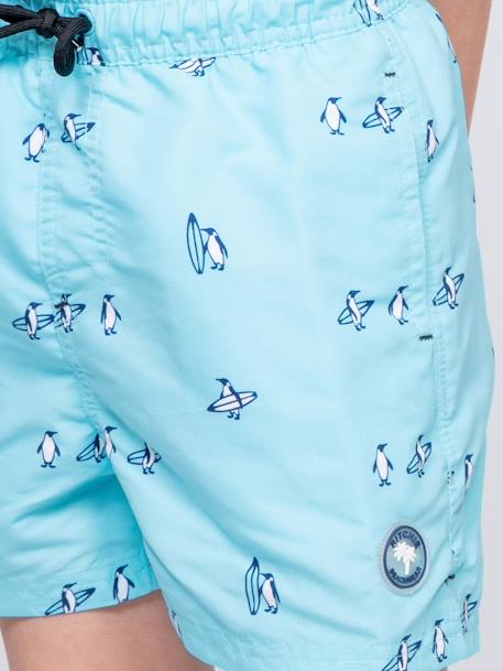 Short de bain gilson garçon Bleu ciel+Bleu marine 2 - vertbaudet enfant 