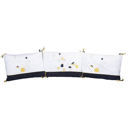 Tour de lit ou en coton - hello Blanc 1 - vertbaudet enfant 
