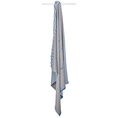 Couverture maille en coton - blue baleine Gris 3 - vertbaudet enfant 
