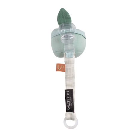 Attache-tétine bébé en coton - botanica Orange/beige+Vert 7 - vertbaudet enfant 