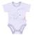 Ensemble bébé body et shorty en coton bio éléphant Blanc 2 - vertbaudet enfant 