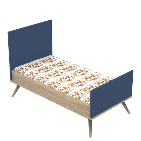 Lit évolutif - boreale Bleu+Gris+Orange 5 - vertbaudet enfant 