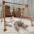 Portique d'éveil en bois - arche de jeux Blanc+Natural 5 - vertbaudet enfant 