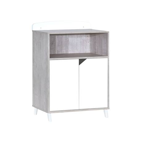 Lit combiné évolutif en bois - scandi Blanc/gris 3 - vertbaudet enfant 