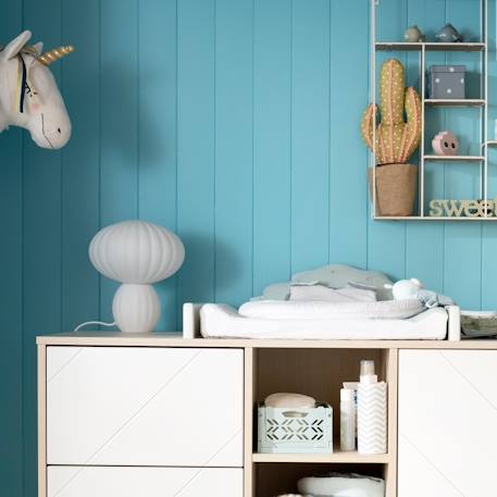 Plan à langer pour commode 1 porte 3 tiroirs - happy Beige clair 5 - vertbaudet enfant 