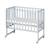 Berceau cododo 3en1 avec matelas et barrière safe asleep Blanc+Gris taupe 9 - vertbaudet enfant 