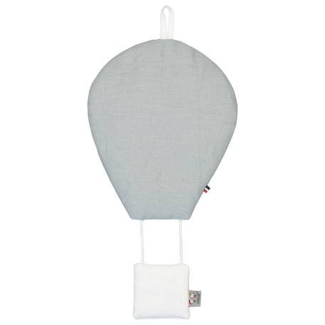 Montgolfière murale décorative en lin Beige+Écru+Pêche+Vert de gris 9 - vertbaudet enfant 